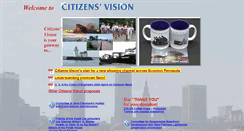 Desktop Screenshot of citizensvision.org
