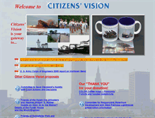 Tablet Screenshot of citizensvision.org